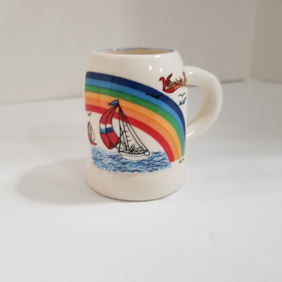 Vintage mini mug Virginia Beach two inches tall - Picture 2 of 9